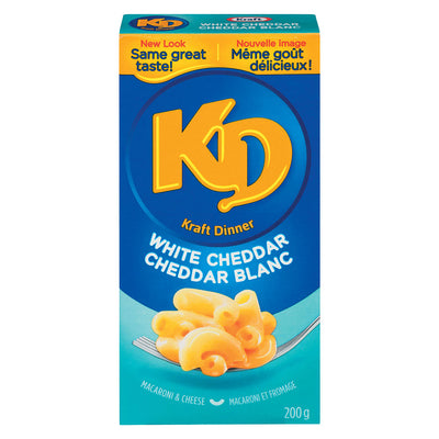 Kraft Dinner Macaroni & Cheese White Cheddar, 200 g