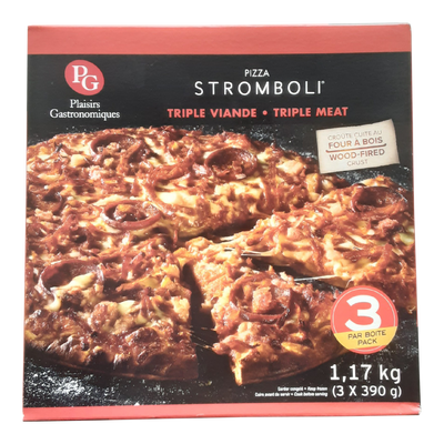 Stromboli Triple Meat Pizzas, 1.17 kg