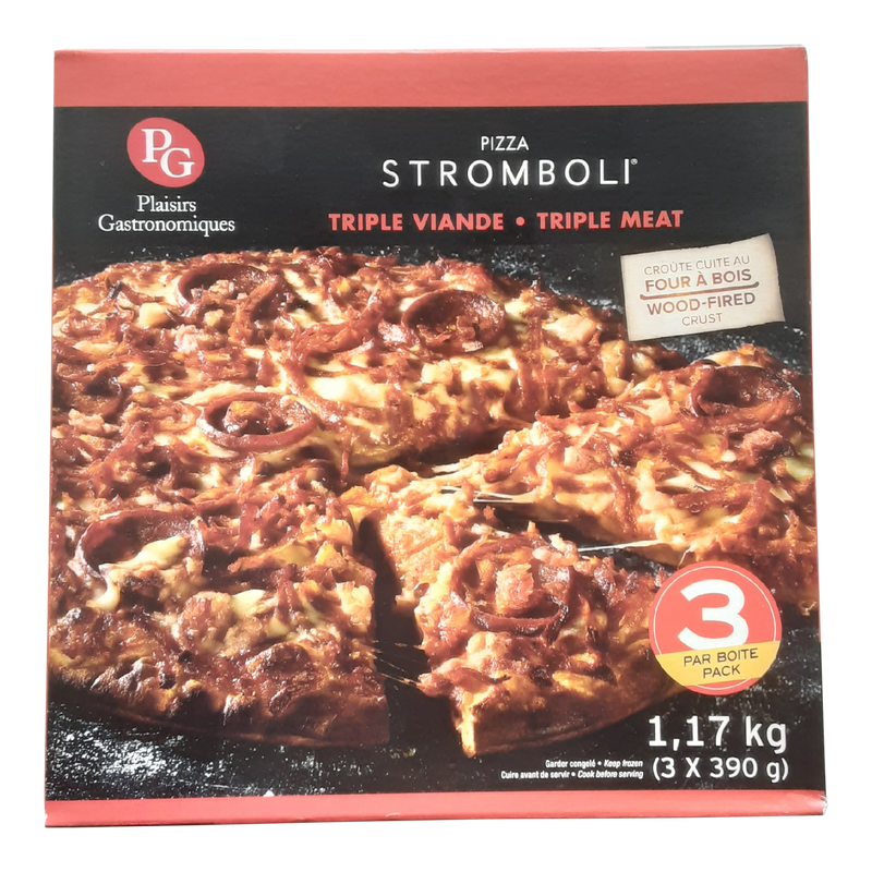 Stromboli Triple Meat Pizzas, 1.17 kg