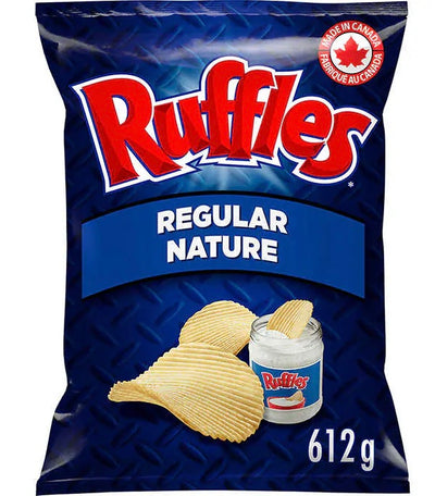 Ruffles Regular Nature Chips, 612 g