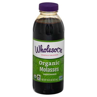 Wholesome Organic Unsulphured Molasses, 473 mL