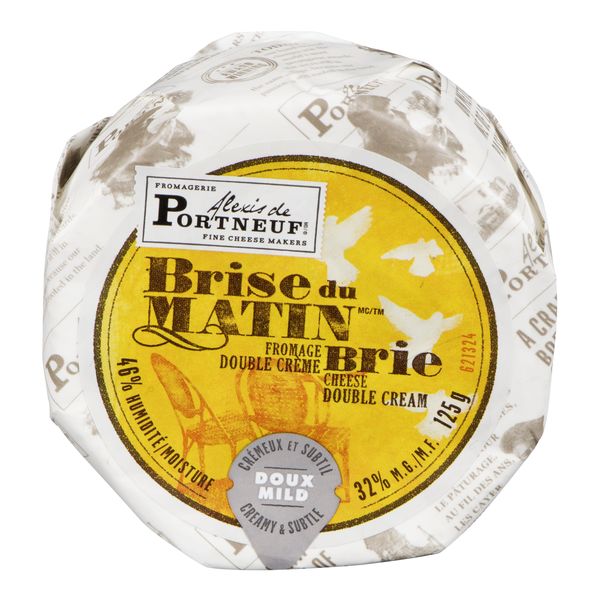 Portneuf Brise du Matin Double Cream Brie, 125 g