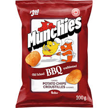 Munchies BBQ Potato Chips, 200 g