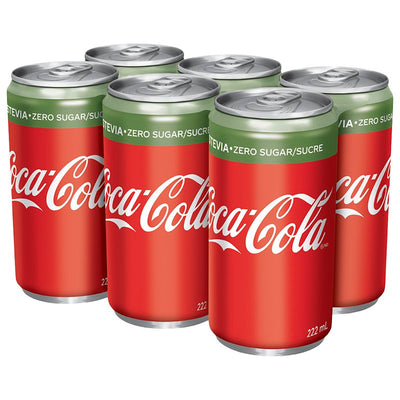 Coca-Cola Soda Zero Sugar, 222 mL