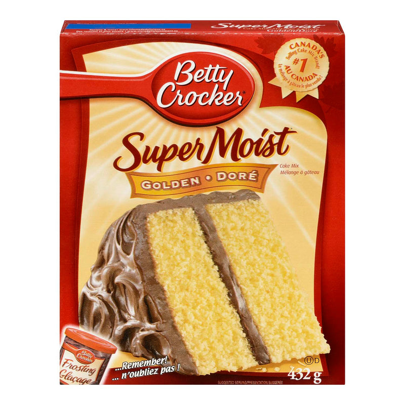 Betty Crocker Super Moist Golden Cake Mix, 432 g