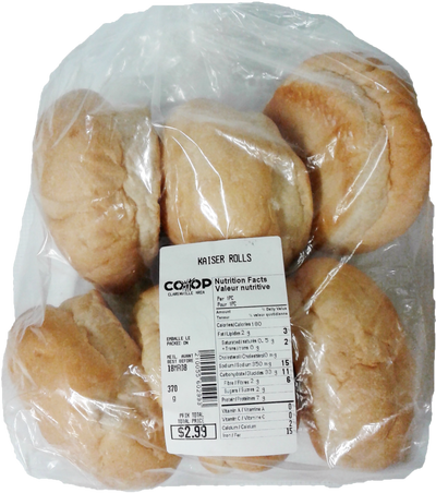 White Kaiser Rolls, 6 pk