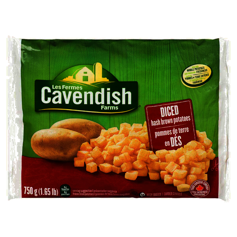 Cavendish Diced Hashbrowns, 750 g