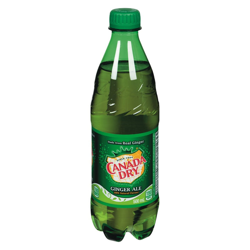 Canada Dry Ginger Ale, 500 mL