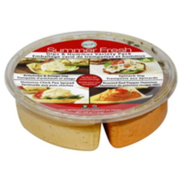 Summer Fresh Dips and Hummus Variety Pack, 500g