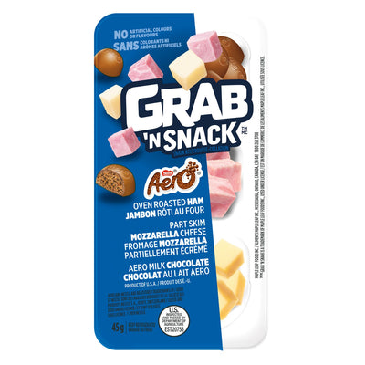 Grab 'N Snack Aero Ham And Mozzarella Cheese, 45 g