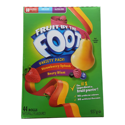 Fruit By The Foot Variety Pack, 44 ct