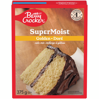 Betty Crocker Super Moist Golden Cake Mix, 375 g