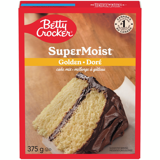 Betty Crocker Super Moist Golden Cake Mix, 375 g