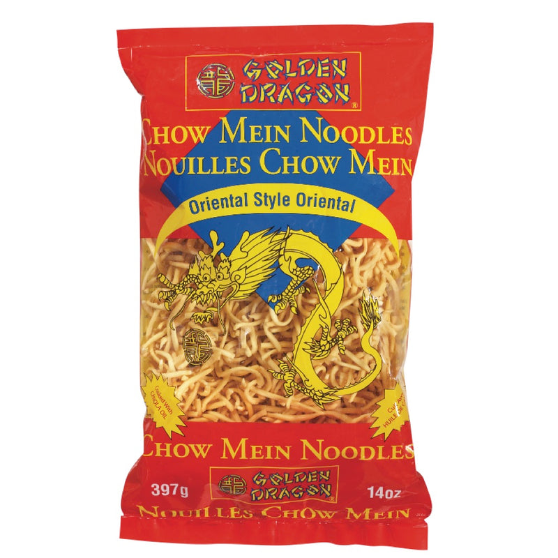 Golden Dragon Chow Mein Noodles Oriental Style, 397 g