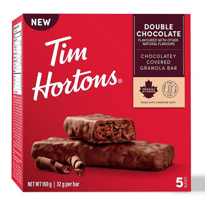 Tim Horton's Double Chocolate Granola Bars, 150 g