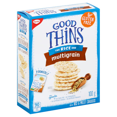 Good Thins Rice & Millet Multigrain Crackers, 100 g