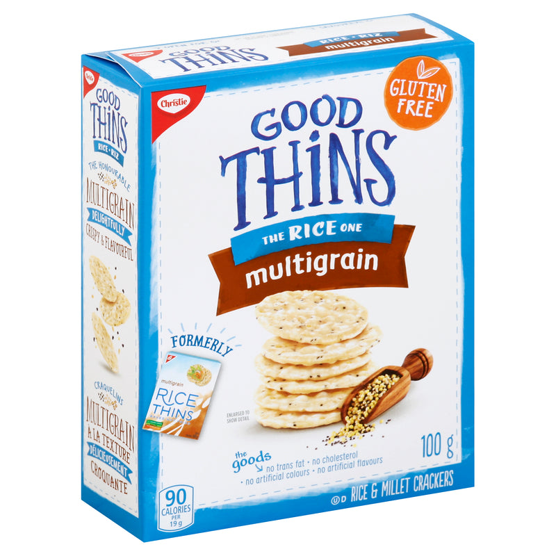 Good Thins Rice & Millet Multigrain Crackers, 100 g