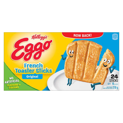 Kellogg's Eggo Original French Toaster Sticks, 270 g, 24 ct