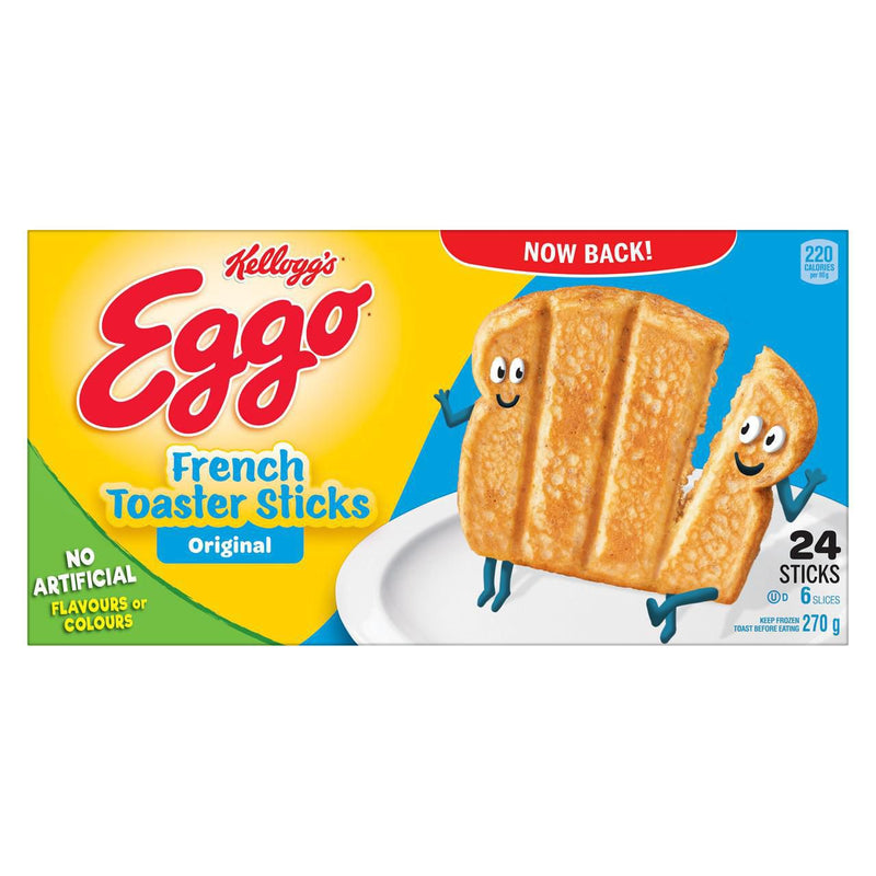 Kellogg's Eggo Original French Toaster Sticks, 270 g, 24 ct