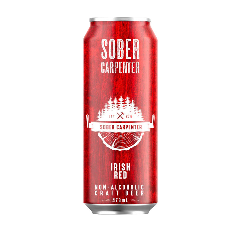 Sober Carpenter Irish Red Non Alcoholic Craft Beer, 473 mL