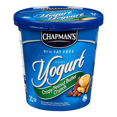 Chapman's Frozen Yogurt Crispy Peanut Butter Crunch, 2 L