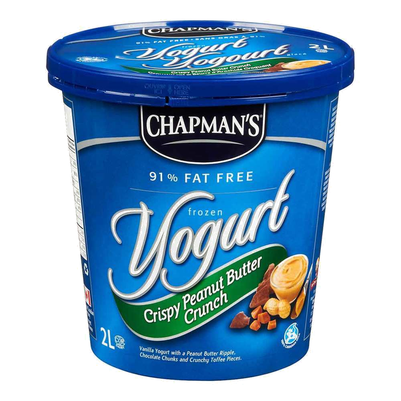 Chapman's Frozen Yogurt Crispy Peanut Butter Crunch, 2 L