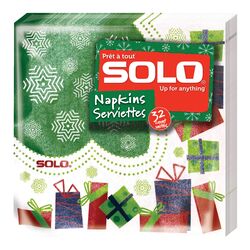 SOLO XMAS HOLIDAY NAPKINS  S