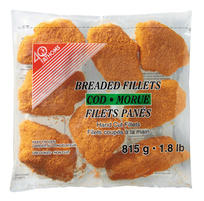 40 Fathoms Breaded Cod Fillets, 815 g