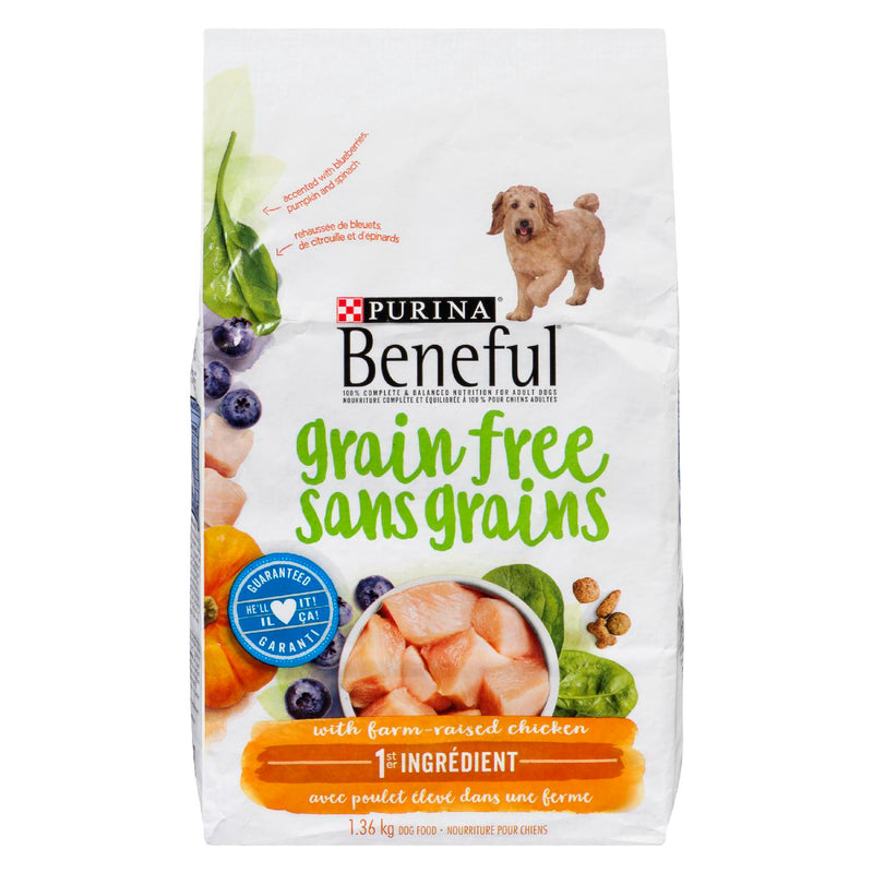 Purina Beneful Grain Free Dog Food, 1.36 kg