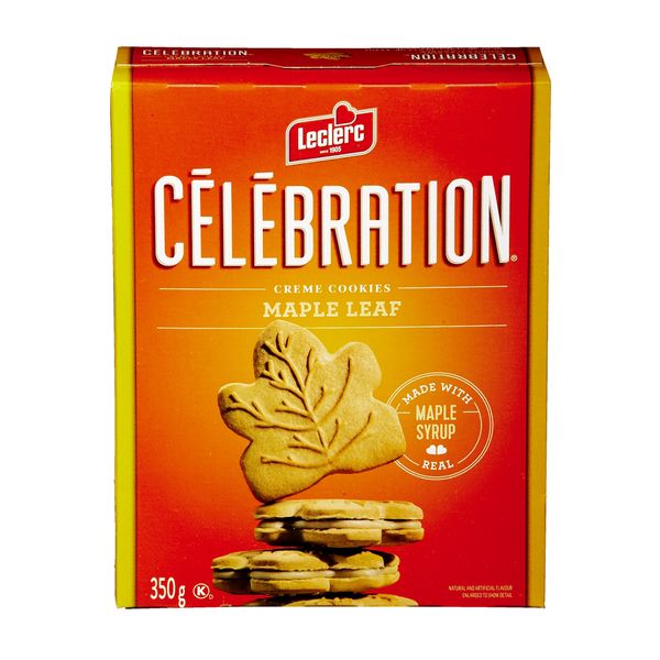Leclerc Celebration Maple Leaf Cookies, 350 g