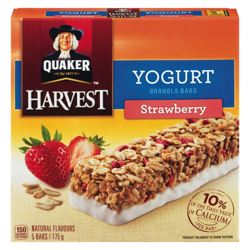 Quaker Strawberry Yogurt Granola Bars, 175 g