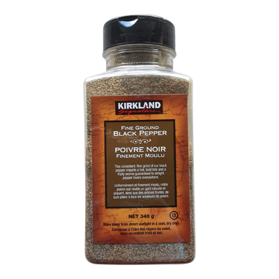 Kirkland Signature Fine Ground Black Pepper, 348 g