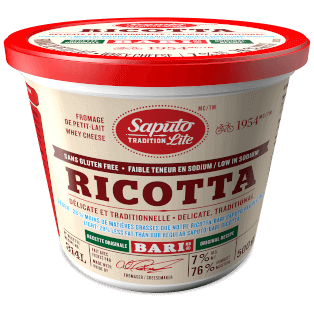 Saputo Lite Ricotta Cheese, 400 g