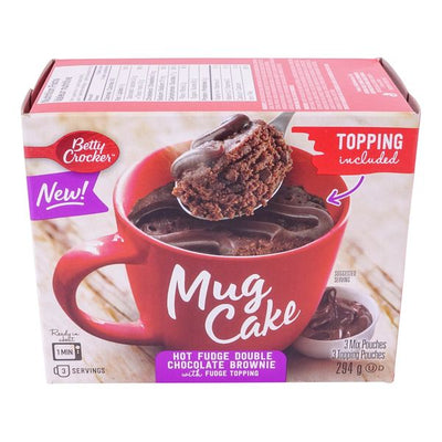 Betty Crocker Mug Cake Hot Fudge Double Chocolate Brownie, 294 g