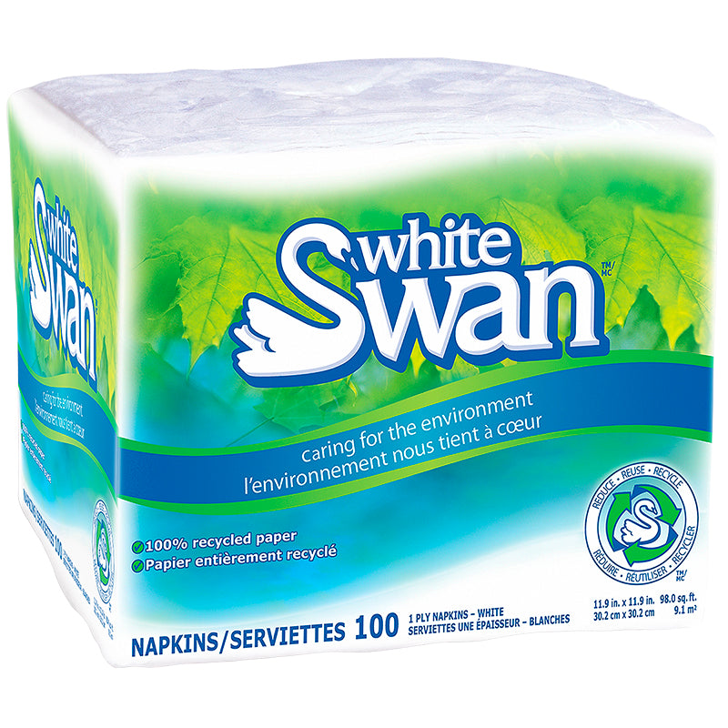 White Swan Napkins, 100 ct