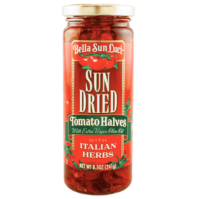 Bella Sun Luck Sun Dried Tomato Halves with Italian Herbs, 241 g