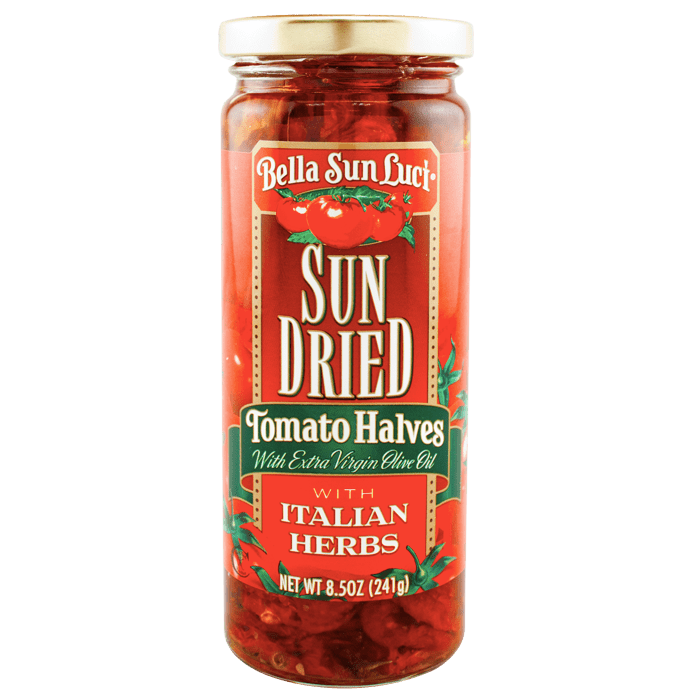 Bella Sun Luck Sun Dried Tomato Halves with Italian Herbs, 241 g
