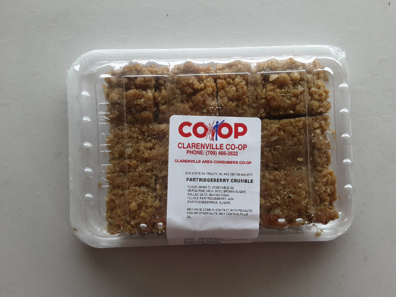 Partridgeberry Crumble Squares, 12pk