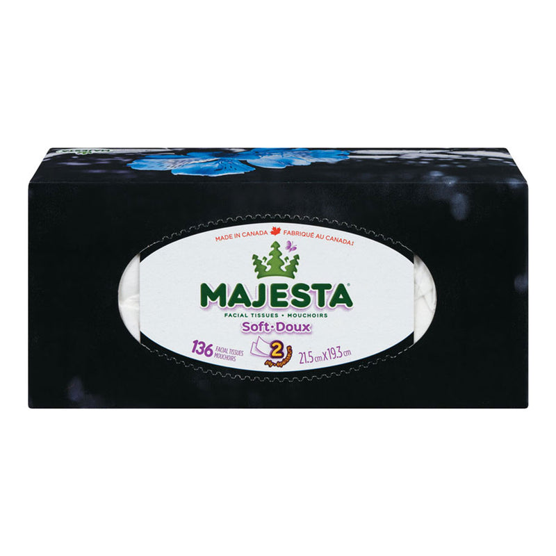 Majesta Soft Facial Tissues, 136 ct