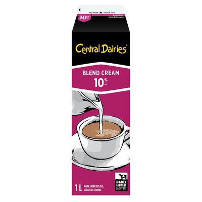 Central Dairies 10% Blend Cream, 1L