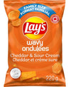LAYS WAVY CHEDDAR & CREAM