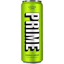 Prime Energy Drink Lemon Lime, 355 mL