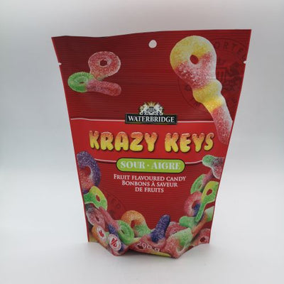 Waterbridge Krazy Keys Sour Flavored Candy, 200 g