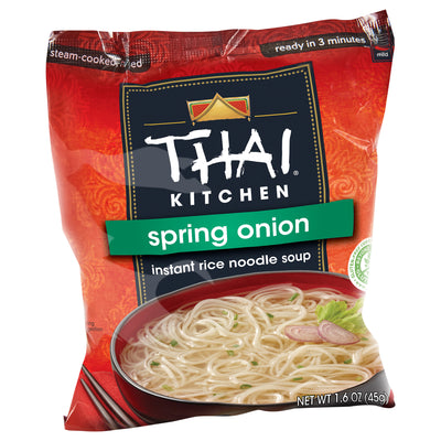 Thai Kitchen Instant Rice Spring Onion Mild Noodle Soup, 45 g
