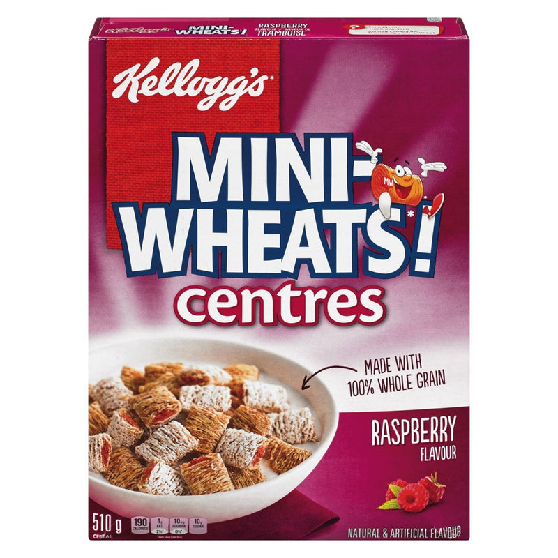 Kellogg Company Raspberry Mini Wheats, 510 g