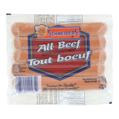 Schneiders All Beef Wieners, 375 g