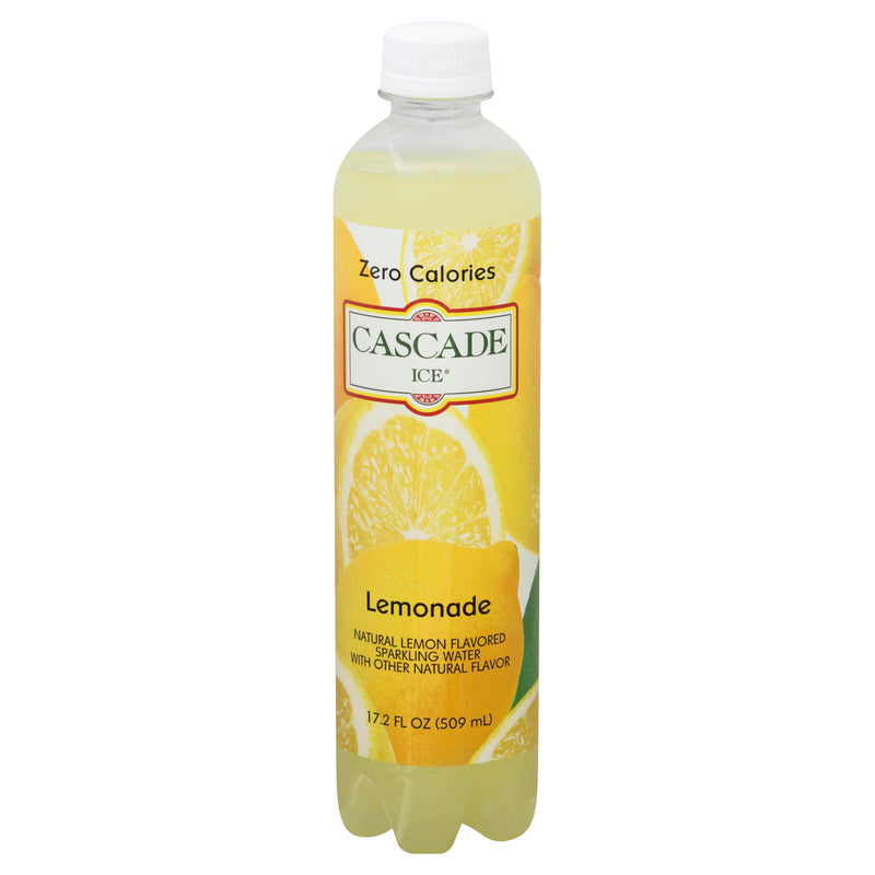 Cascade Ice Zero Calories Lemonade Sparkling Water, 509 mL