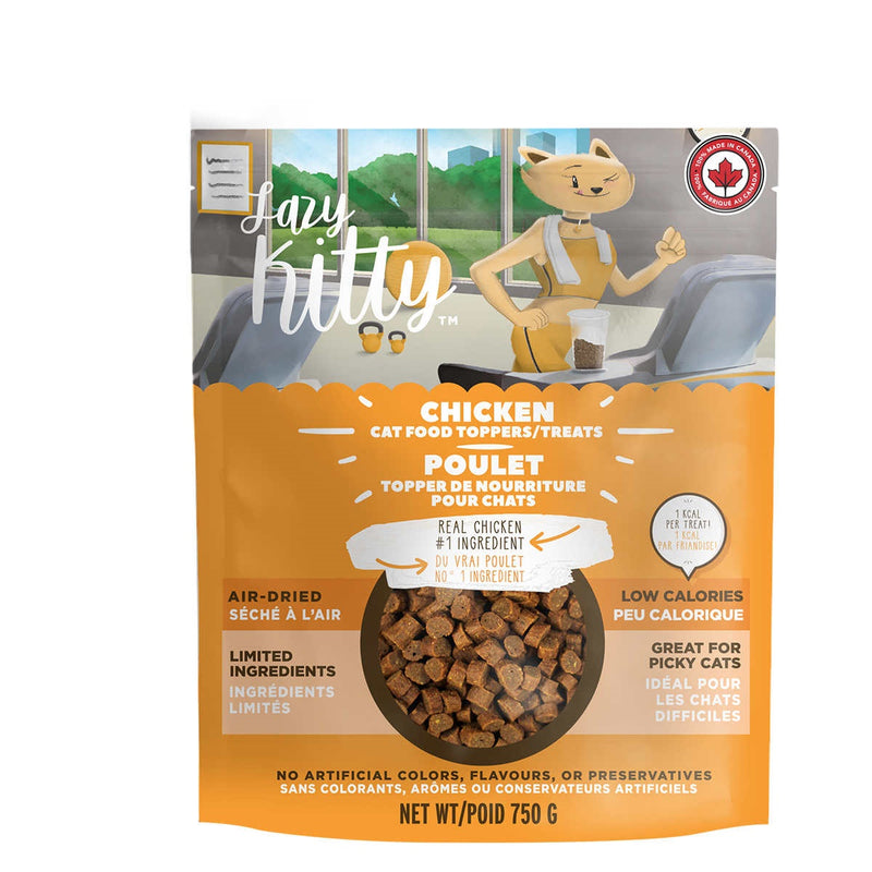 Lazy Kitty Chicken Cat Food Topper/Treats, 750 g