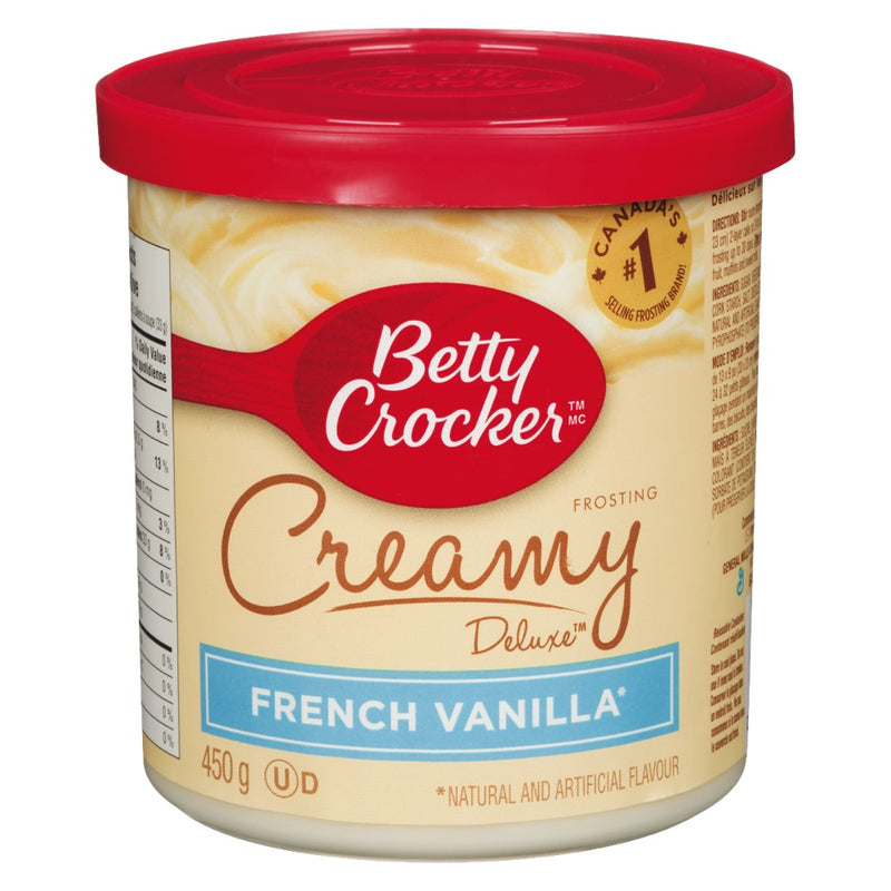 Betty Crocker Creamy Deluxe French Vanilla Frosting, 450 g