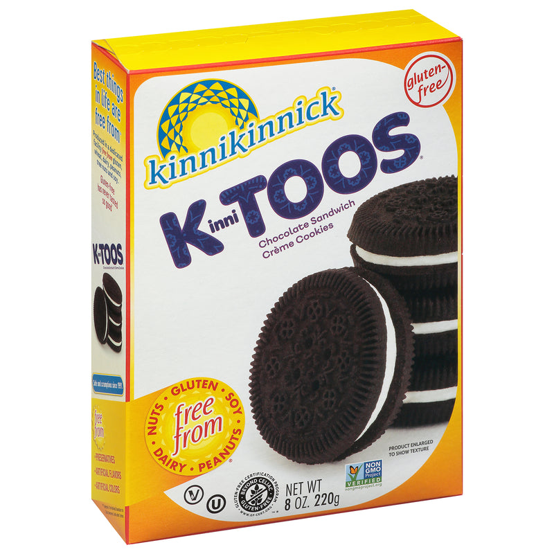 Kinnikinnick K-Toos Chocolate Sandwich Cookies, 220 g